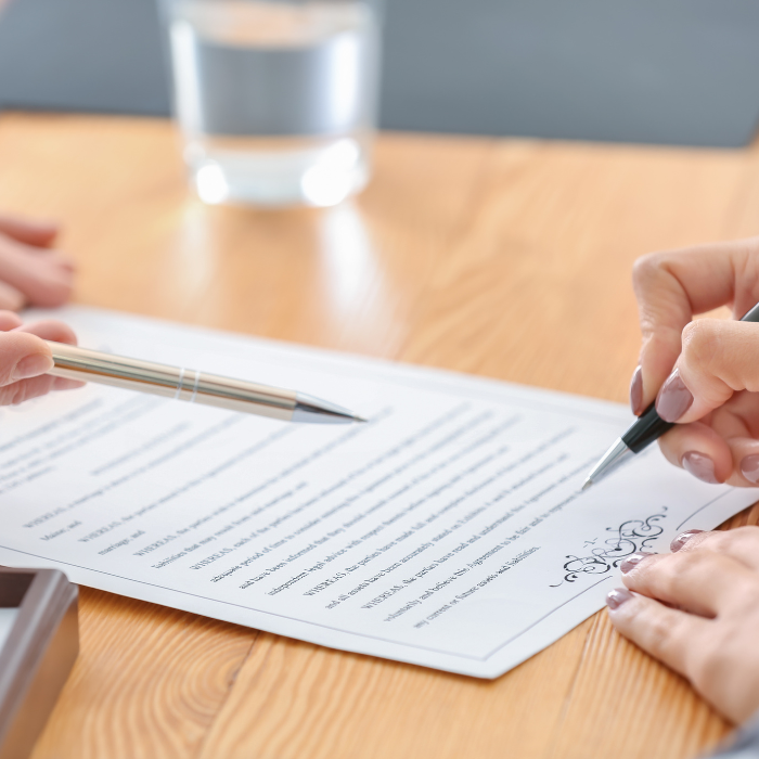 Rental agreements on residential property will be a written agreement between both parties. In the written agreement will state the tenant's security deposit and rent rate for the residential or commercial property.