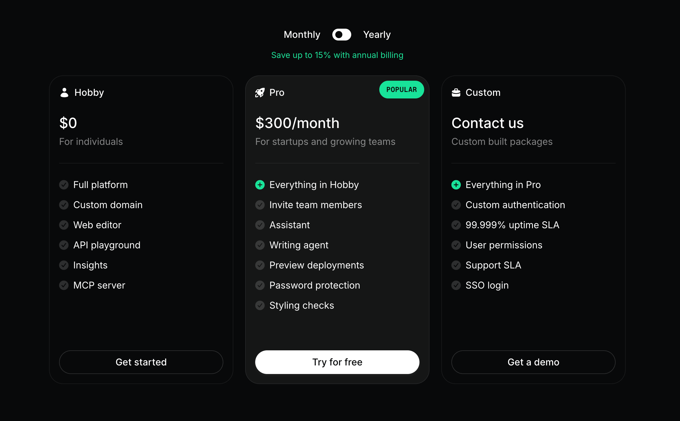 Mintlify's pricing.