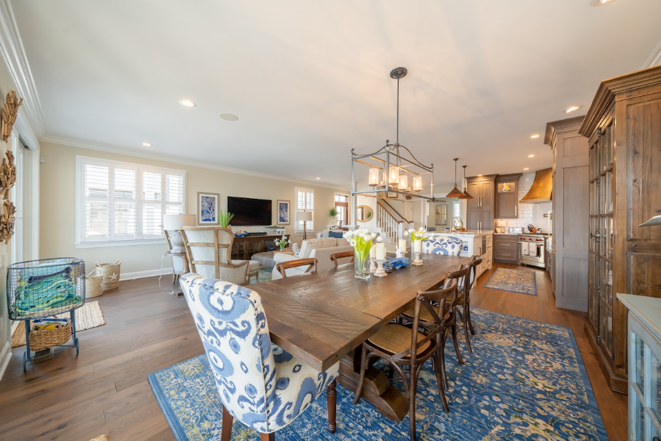 5 Inspiring Open Concept Kitchen Living Room Designs for Every Home 5 Open kitchen with distinct colorful design and dinning area