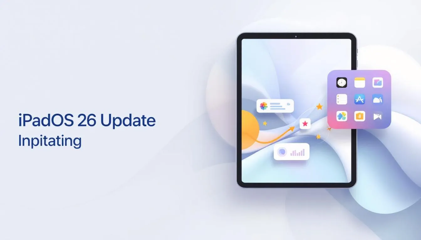 Mise &agrave; jour vers iPadOS 26.