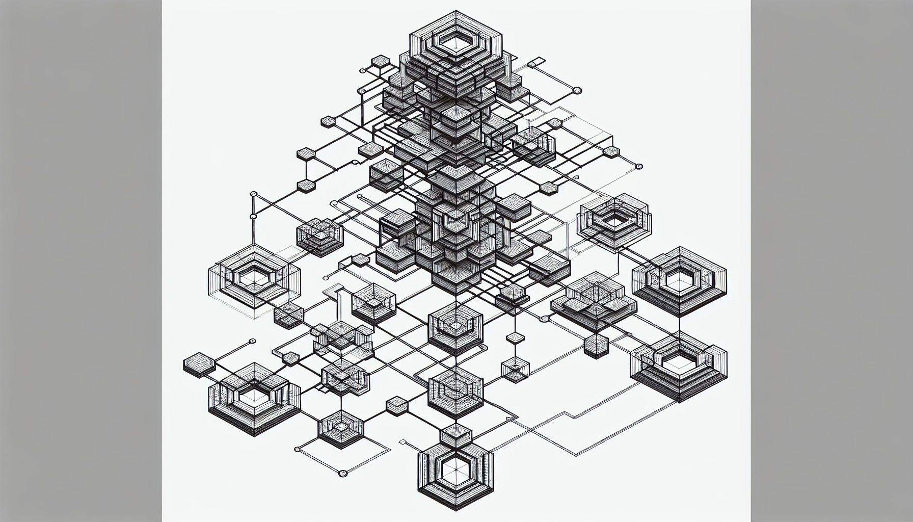 Illustration of multi-level BOM structure