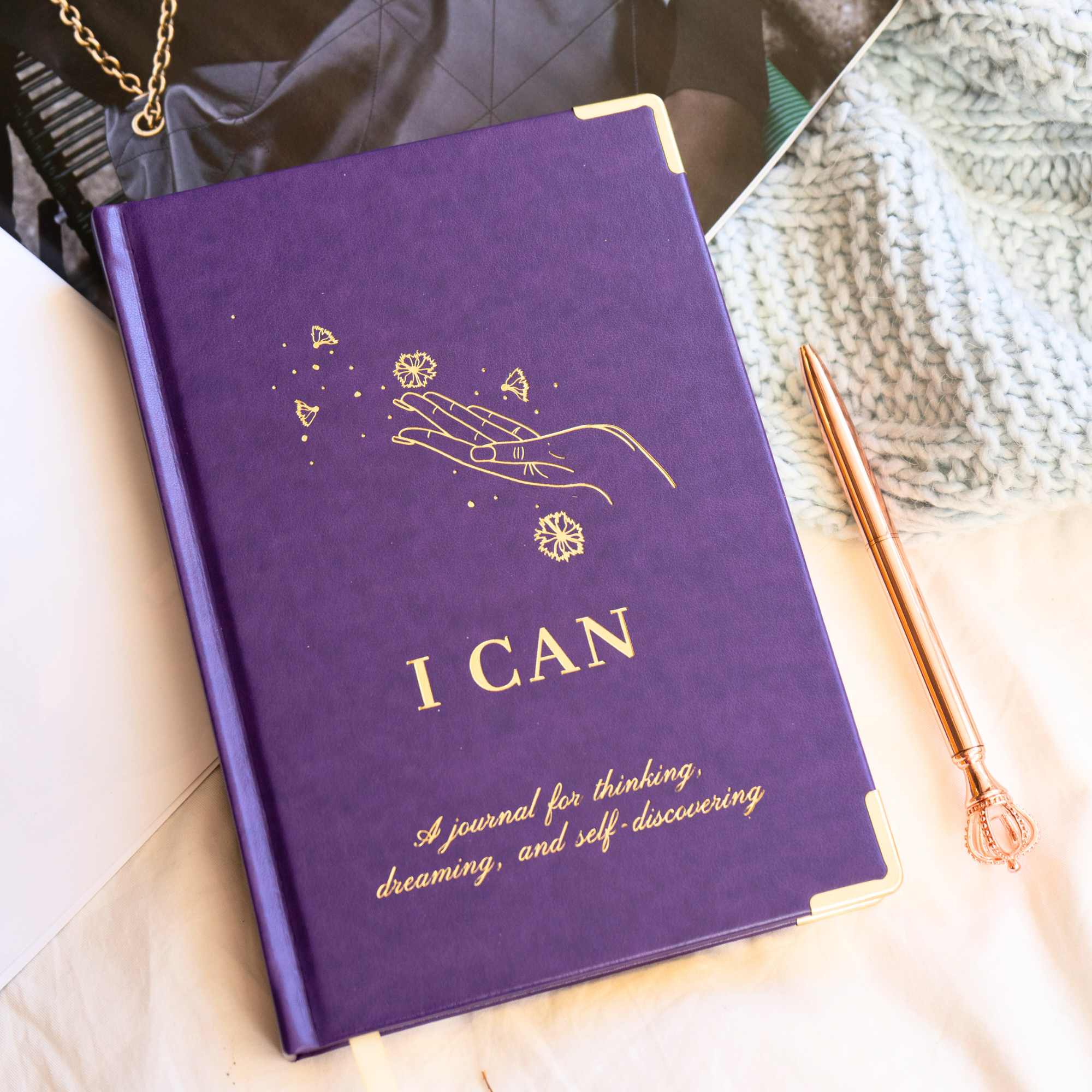 A beautifully designed CUCOLUS 60-Day Transformative Manifestation Journal Set, representing a comprehensive tool for manifesting dreams