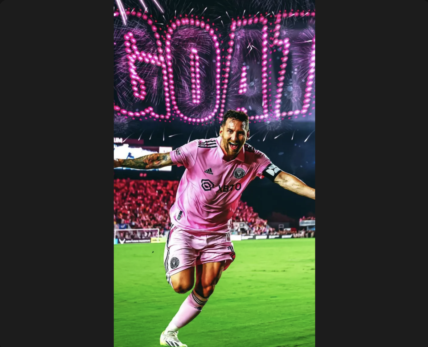 messi inter miami wallpaper
