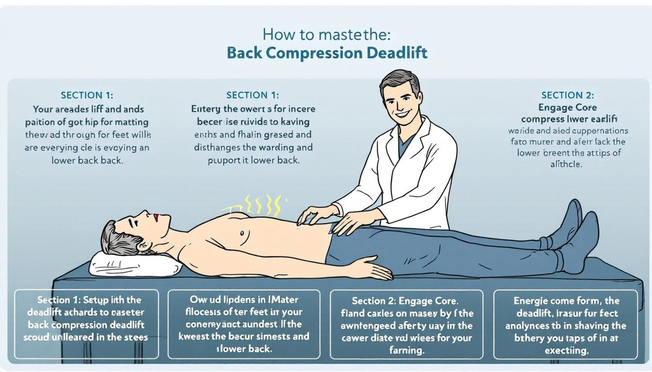 A physical therapist assisting a patient with recovery strategies for lower back pain.