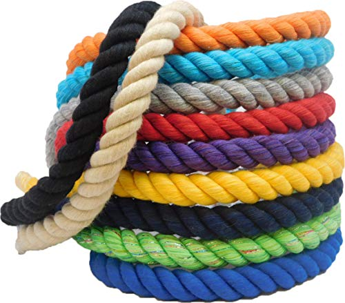 "Find Your Perfect Rope Manufacturer: Tips and Tricks for Choosing the Best Rope Products" 6 Ravenox Super Soft Triple-Strand Twisted Cotton Rope in different colors