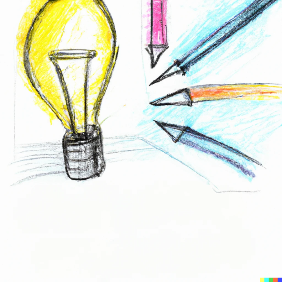 A bright lightbulb that radiates with light– this is the essence of a successful branding plan