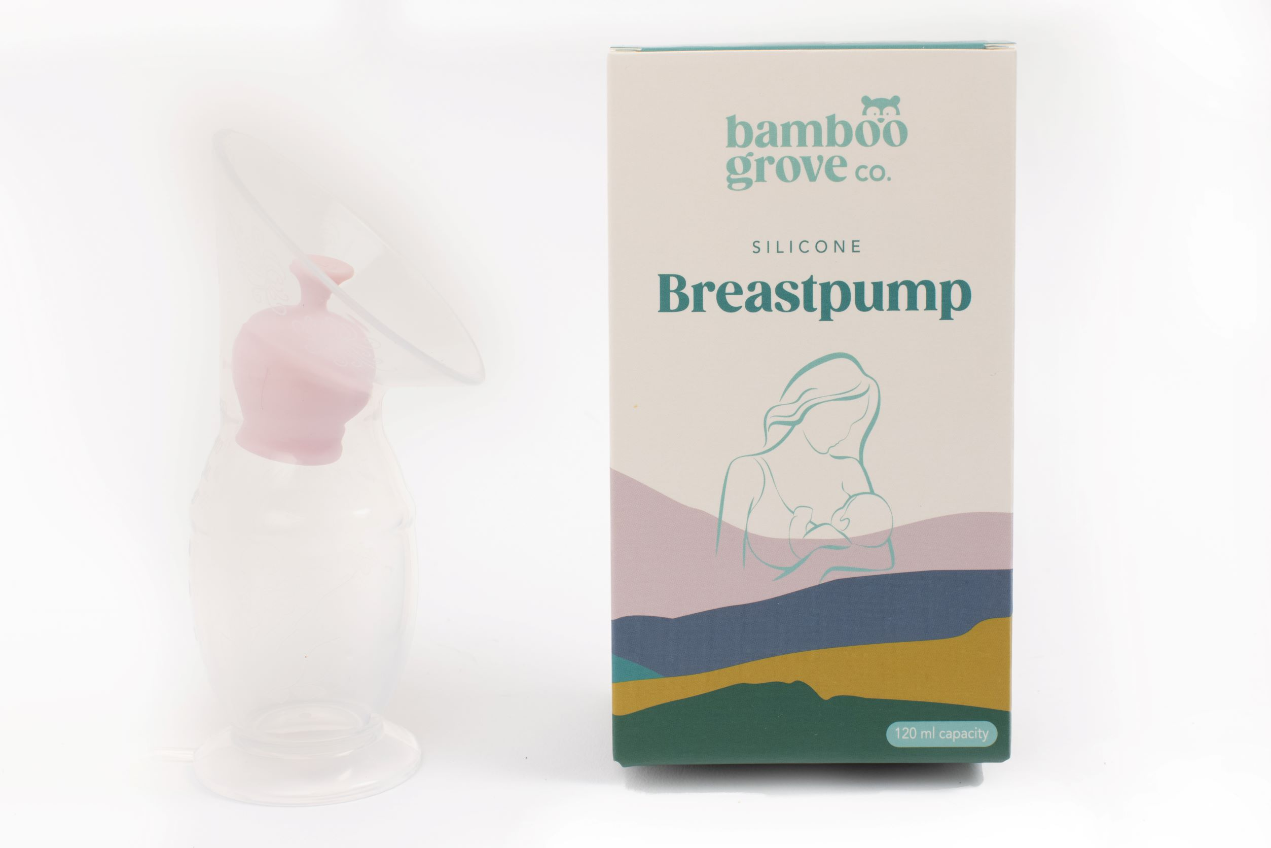 Silicone Breast Pump with Suction Base and Milk Stopper