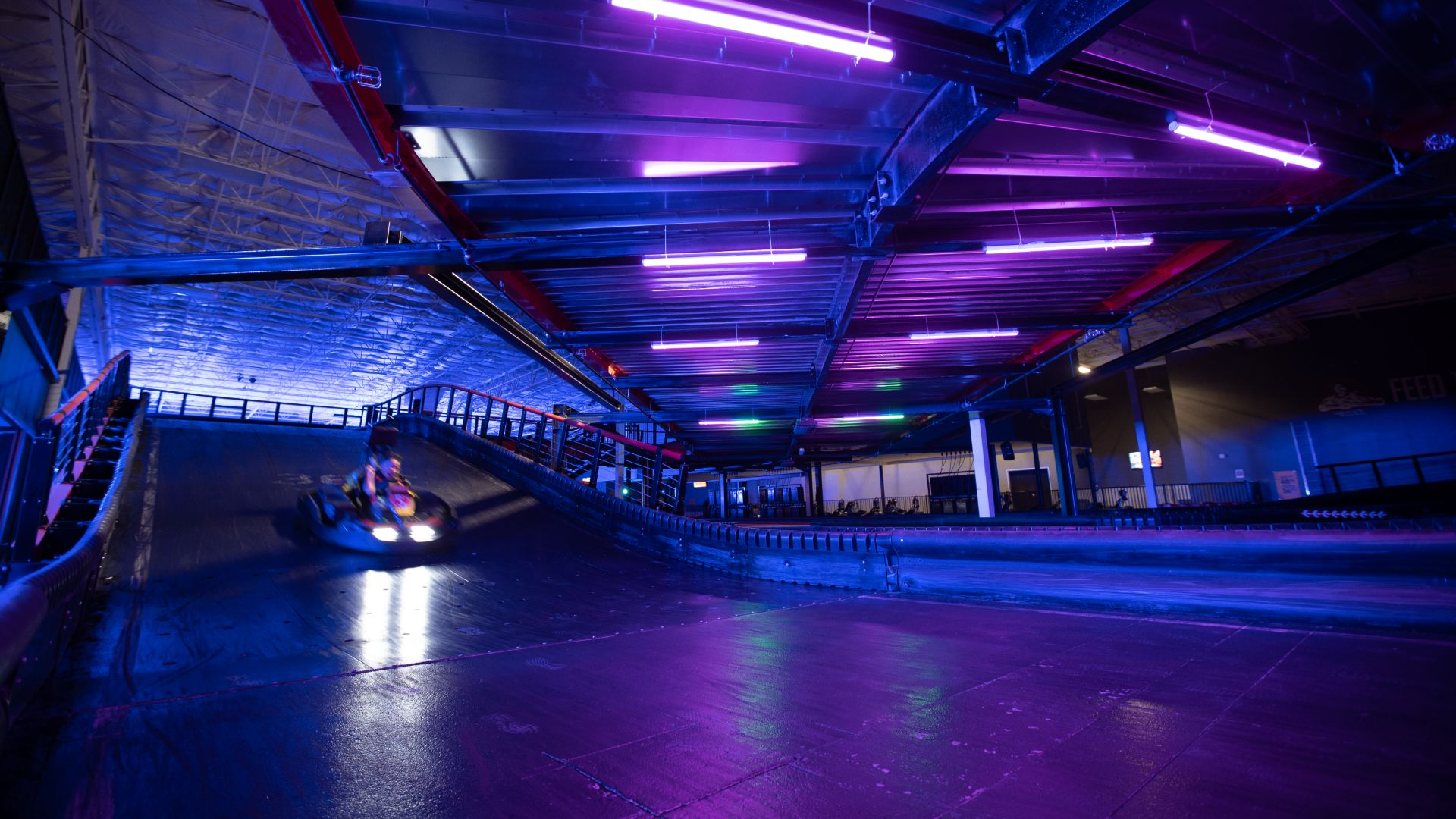 Urban Air go-kart tracks are all indoors. 