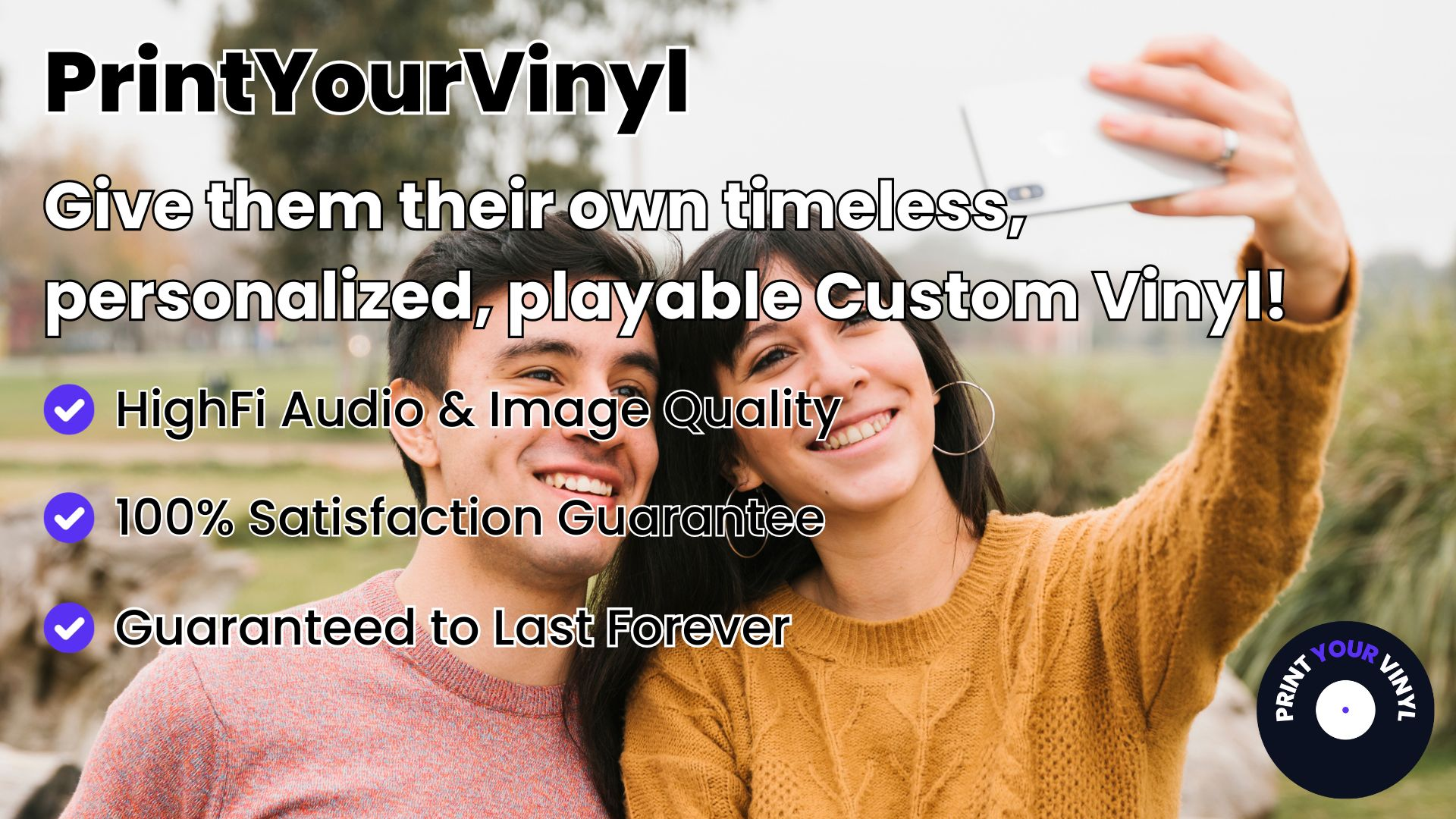 Customized Vinyl Record, PrintYourVinyl, Custom record