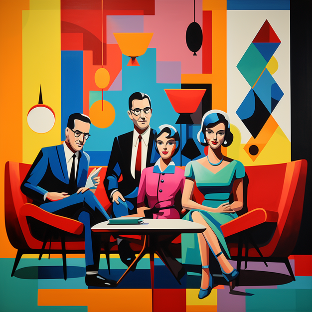 A family discussing a guarantor home loan