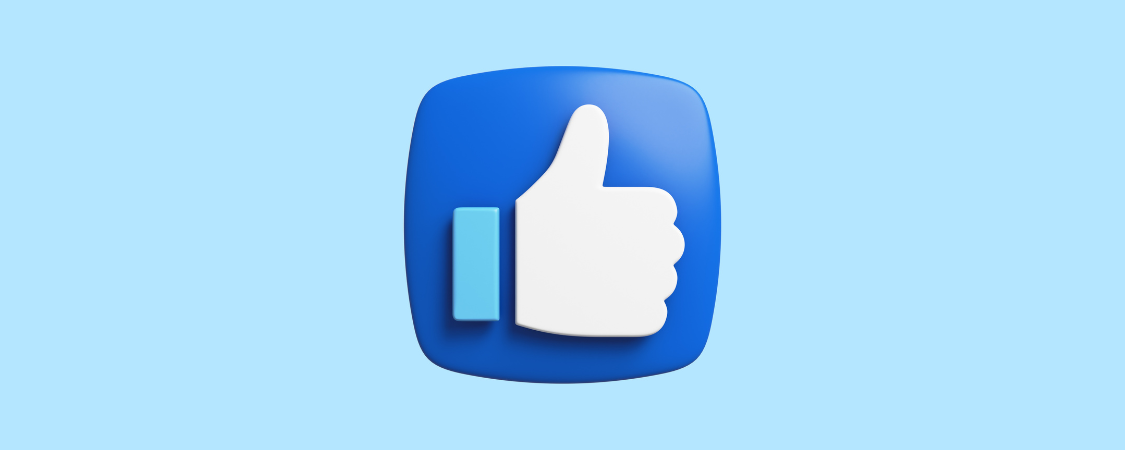 ALT: "Representação visual de um ícone de feedback com um polegar para cima 