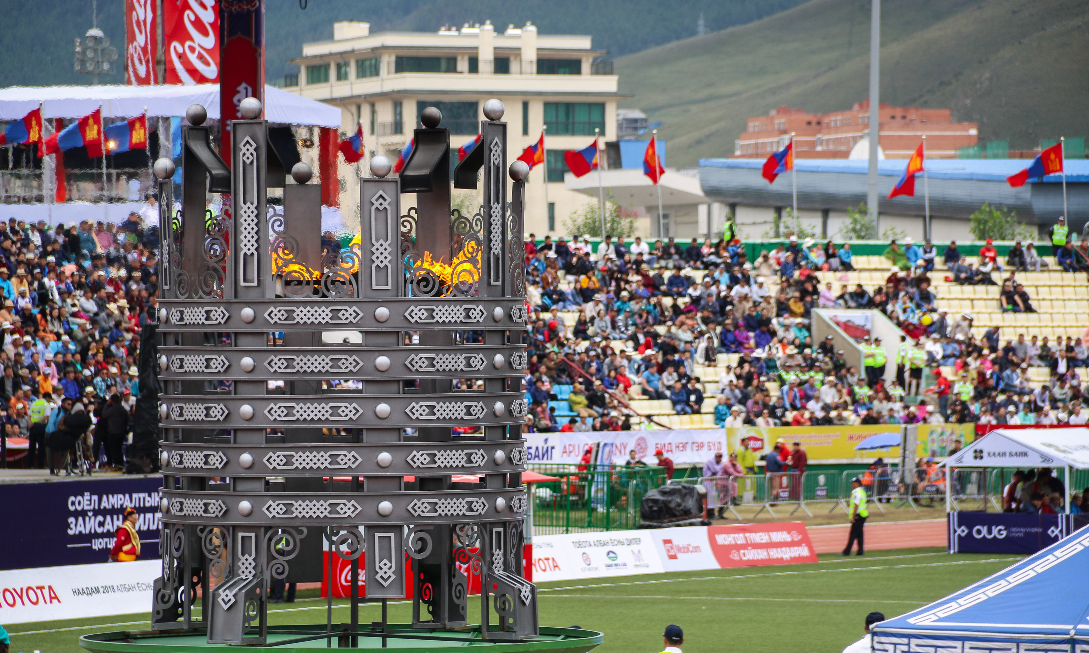 Das Naadam Fest im Juli ist eines der beliebtesten Sehenswürdigkeiten der Mongolei