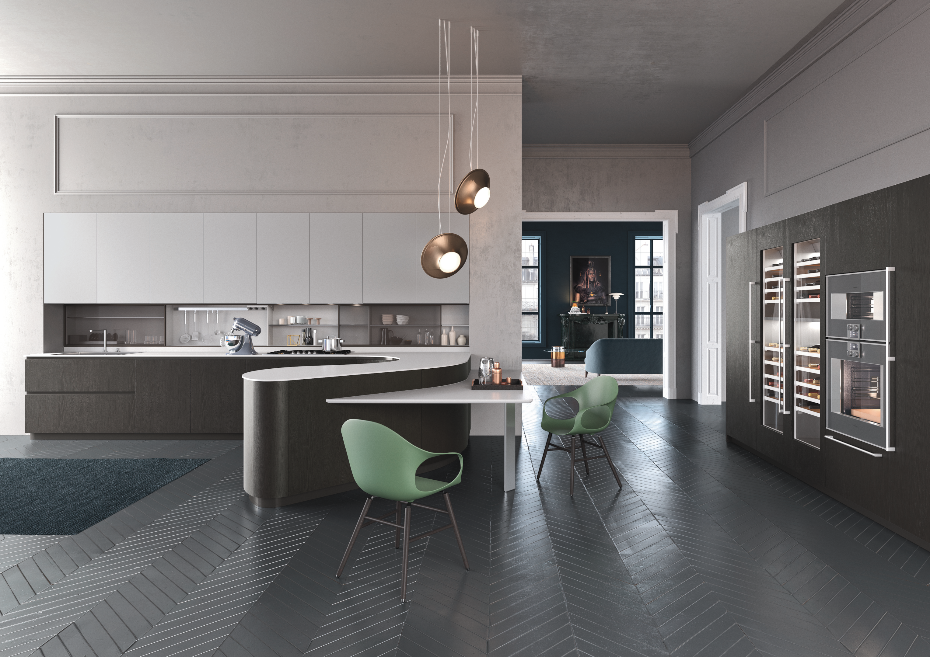  Luxury Kitchen cabinetry design - Pedini Miami