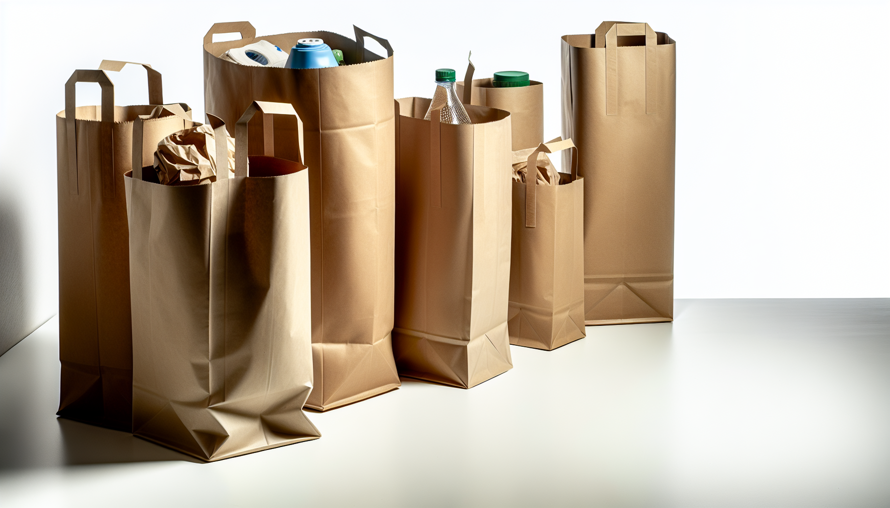 Eco-friendly paper trash bags