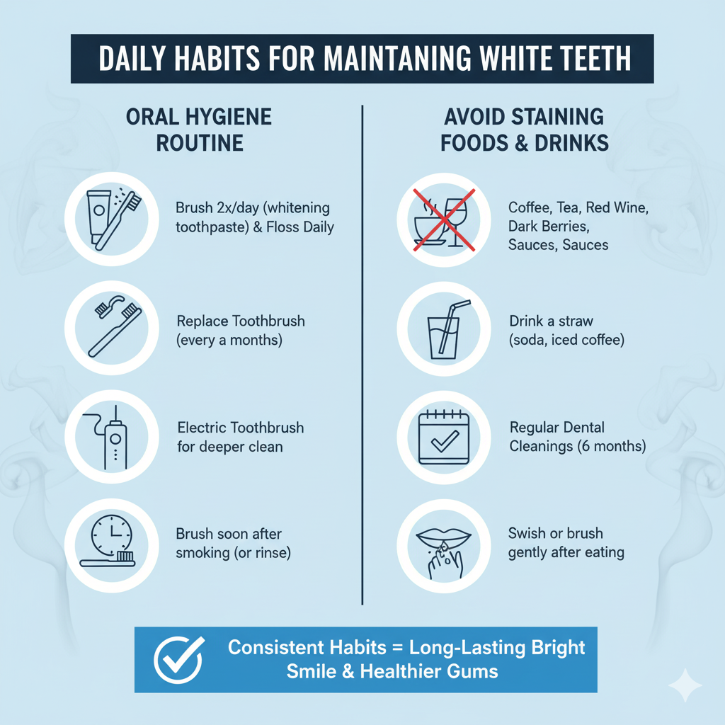 What Daily Habits Help Prevent Tobacco Stains?