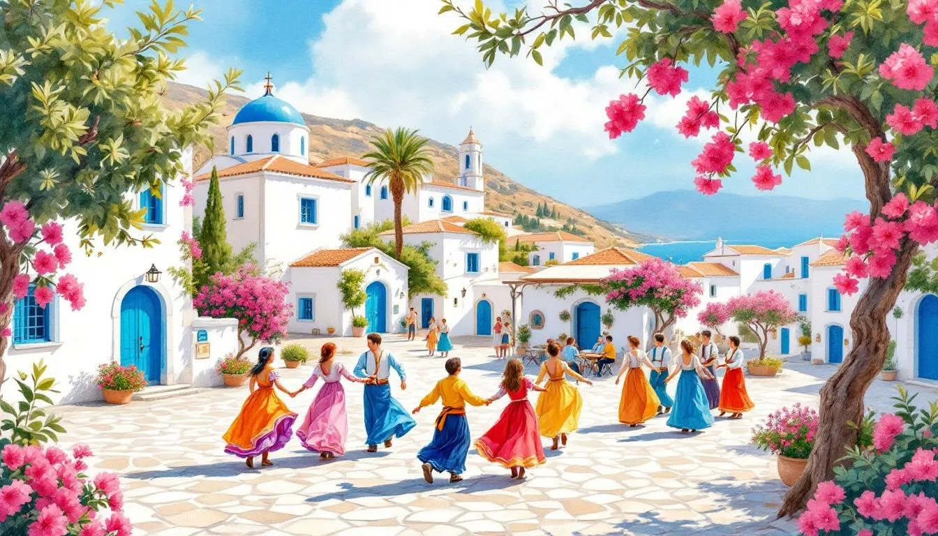 Festiwal greckiej muzyki w Symi z tańcami ludowymi