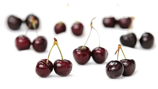 cherries, fruits, food