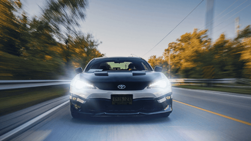 high lumen LED on a toyota vehicle