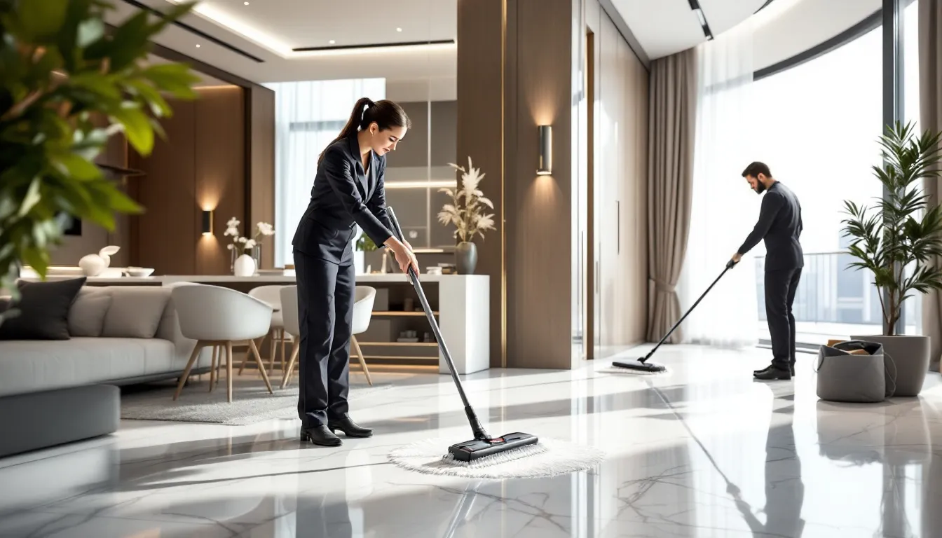 Benefits of hiring professional cleaners in Dubai.