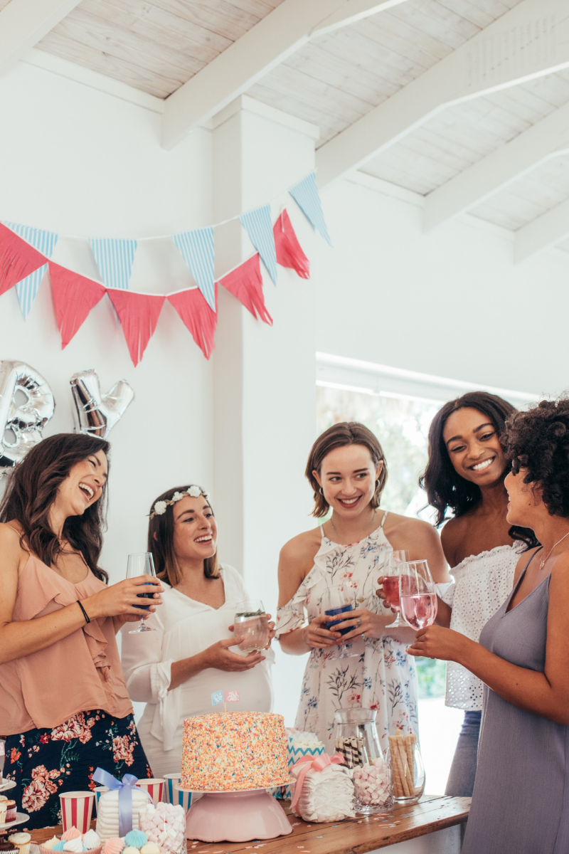 A baby shower is a great way for friends to connect. A fun baby shower theme keeps your guests smiling!
