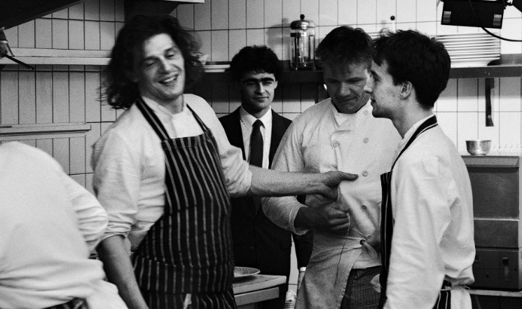 Gordon Ramsay and his mentor Marco Pierre White
