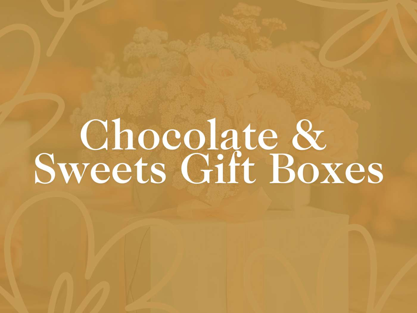 Assorted Milk Chocolate and Sweets Gift Boxes Collection with Fabulous Flowers and Gifts, ideal for a Chocolate Lover's Gift Hamper."