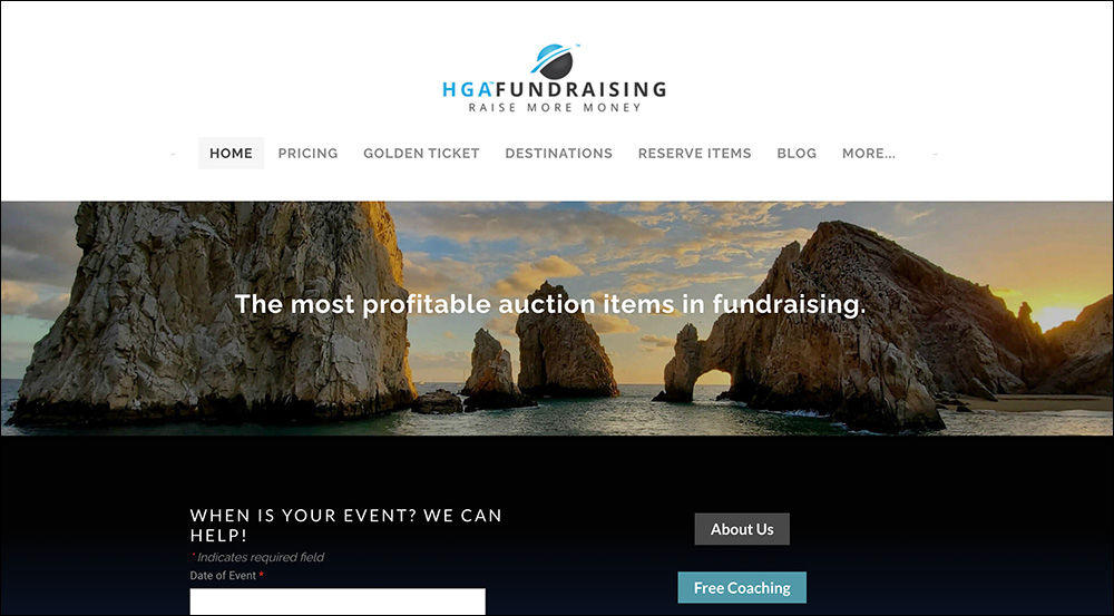 HGA Fundraising website.