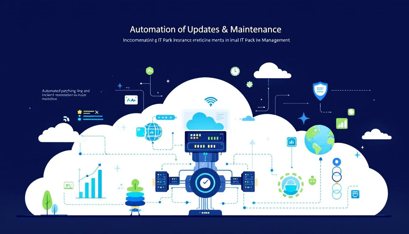 Automatisation des mises &agrave; jour et maintenance dans la gestion du parc informatique.