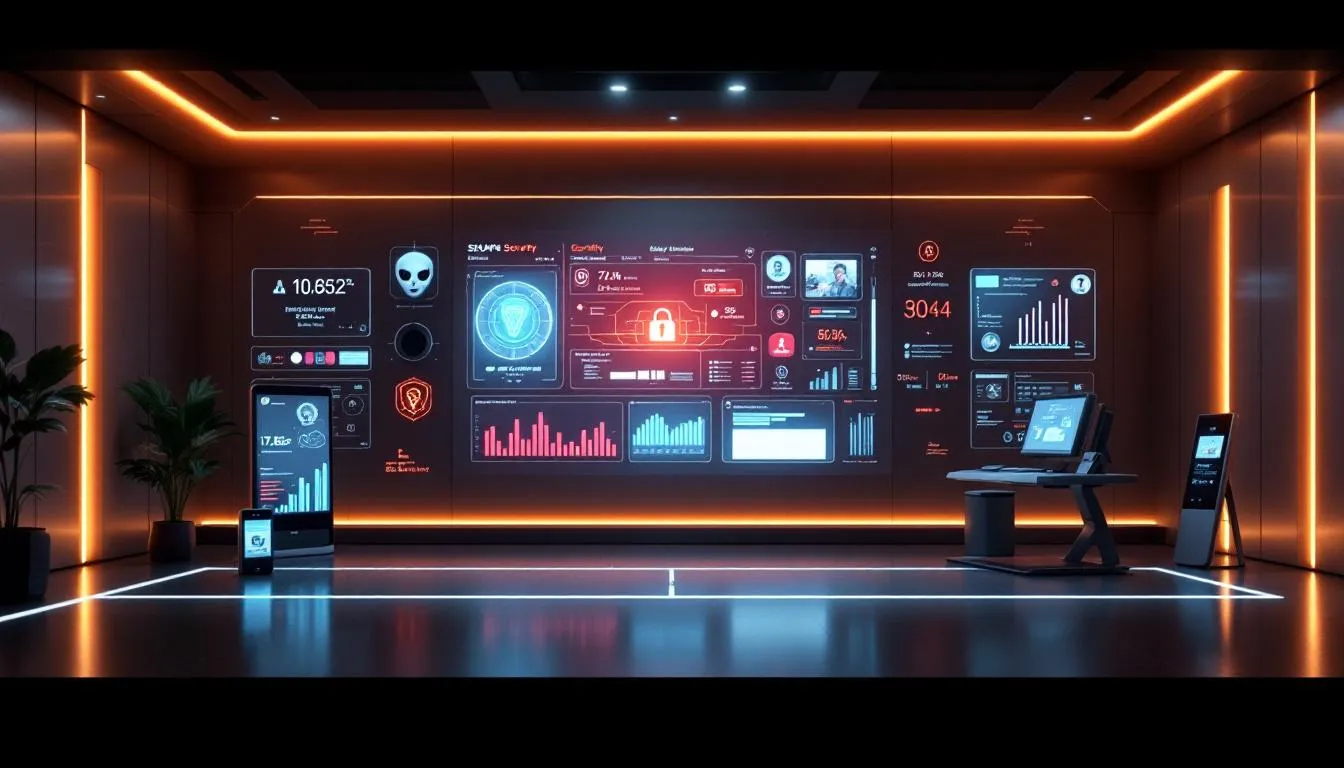Advanced technology in modern security systems.