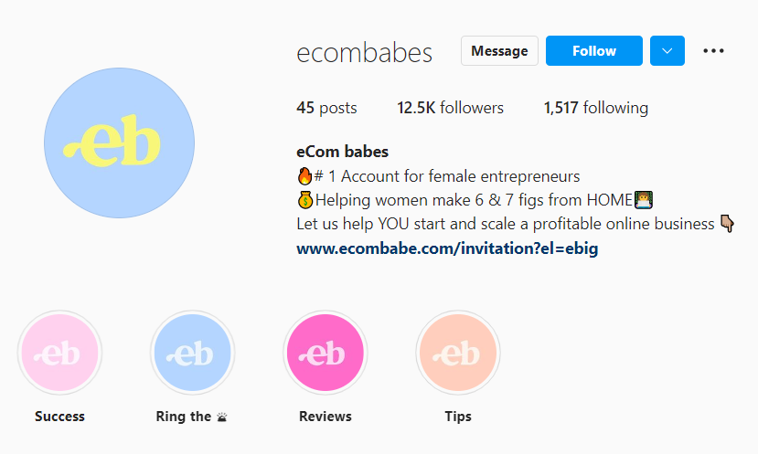 Ecombabes Instagram