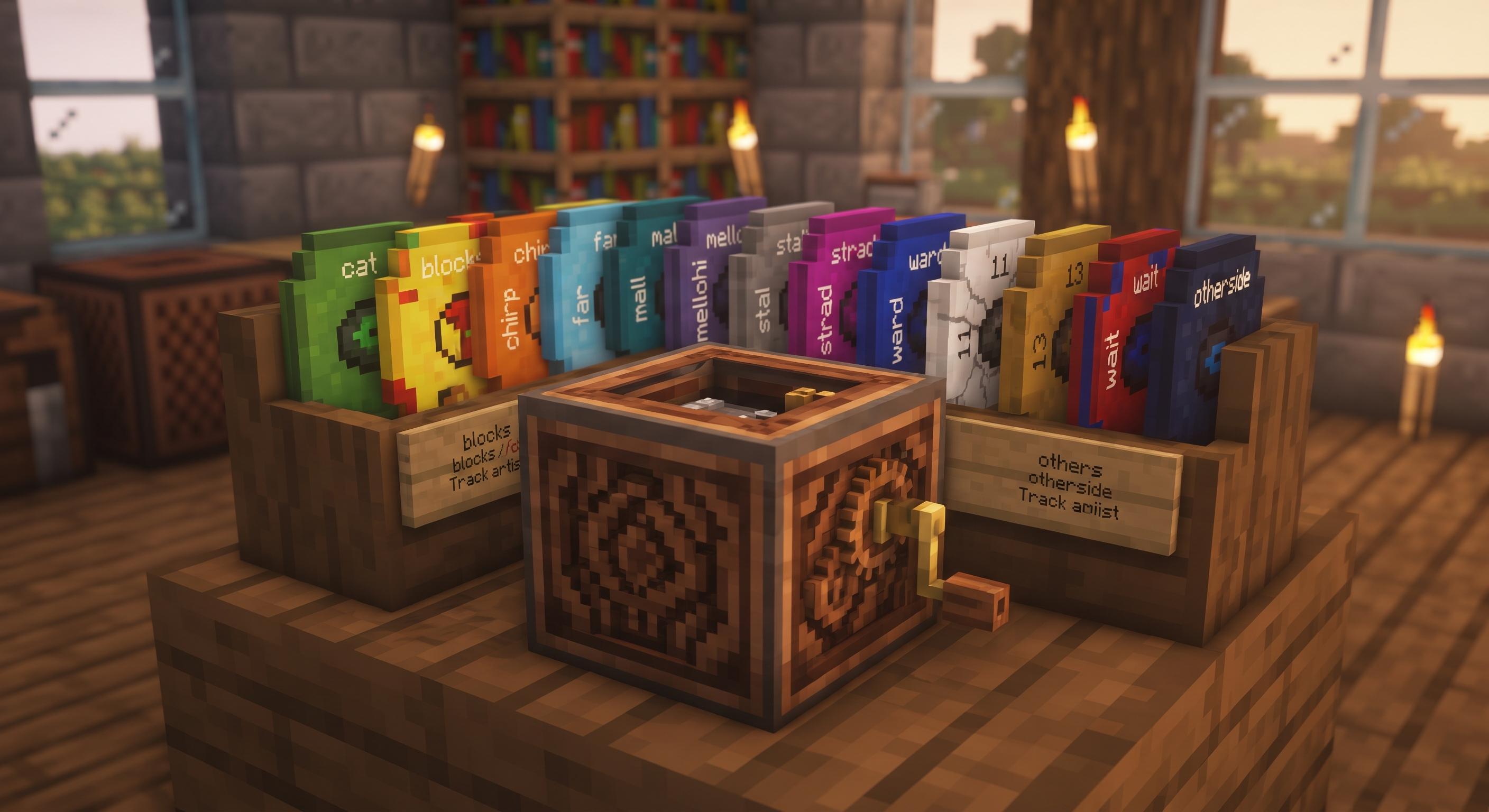 Music Discs and Music Box Minecraft 26.3