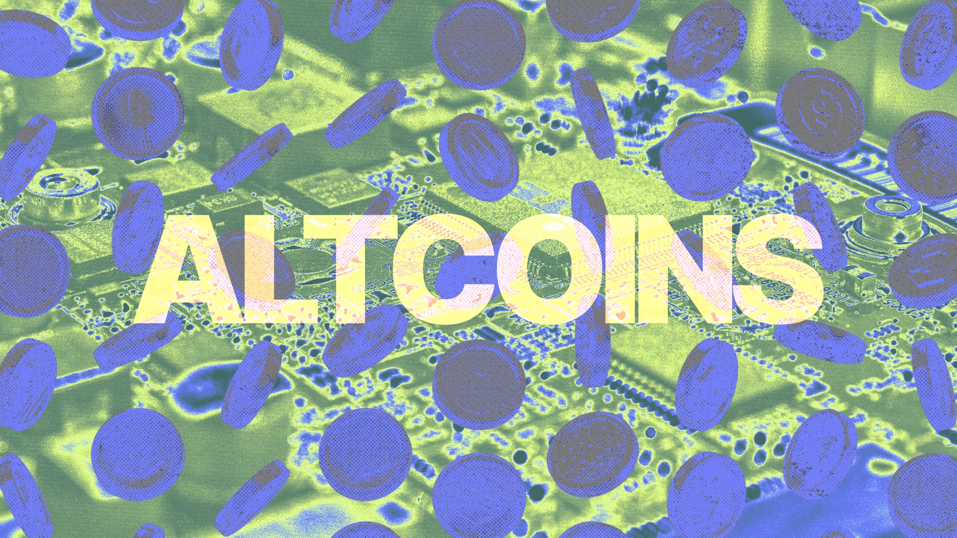 An illustration depicting the concept of altcoin season. 