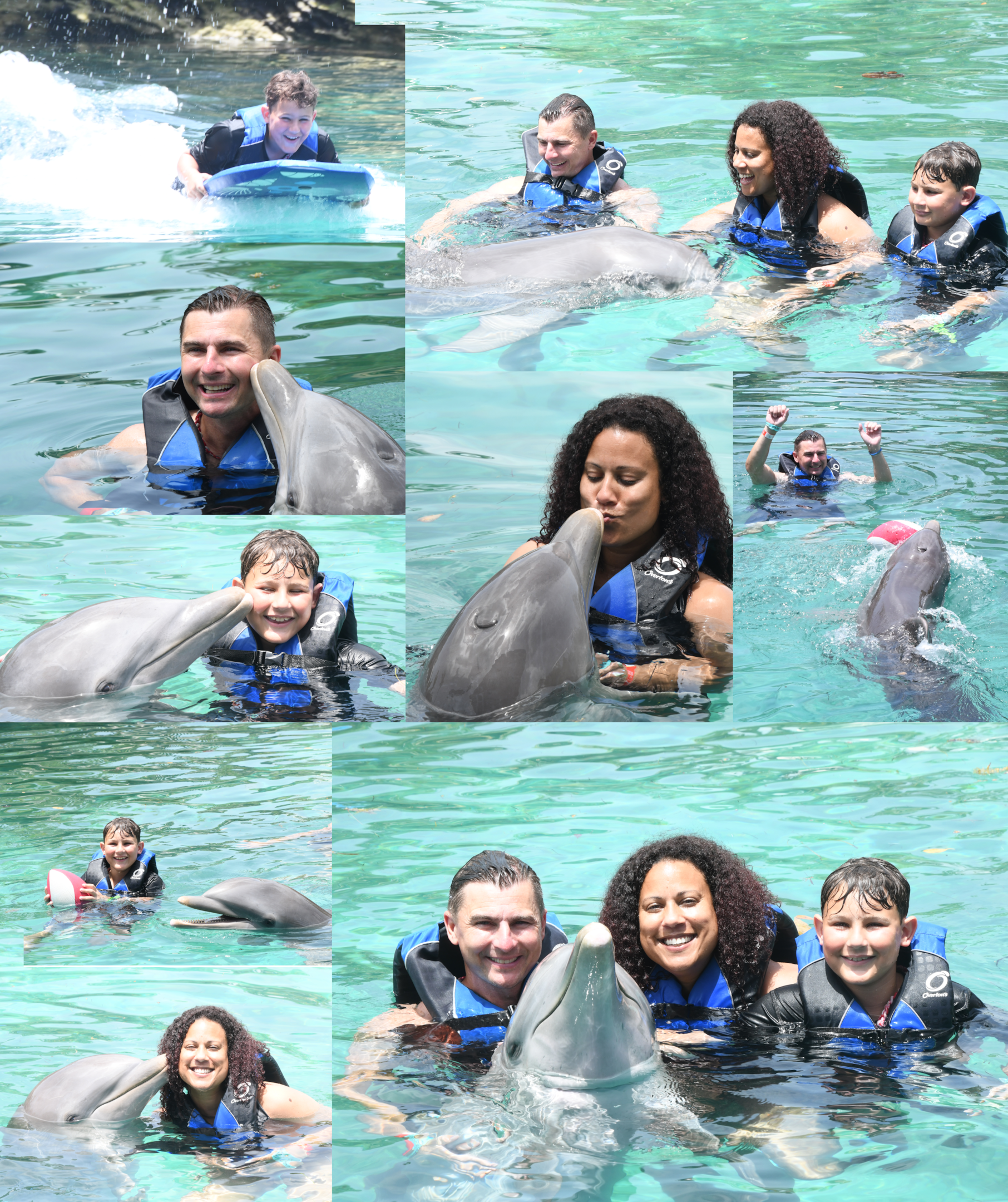 Photo gifts are the perfect gift for any special occasion. They can picnic blanket can remind you of a great vacation, like these pictures from our time swimming with the dolphins..