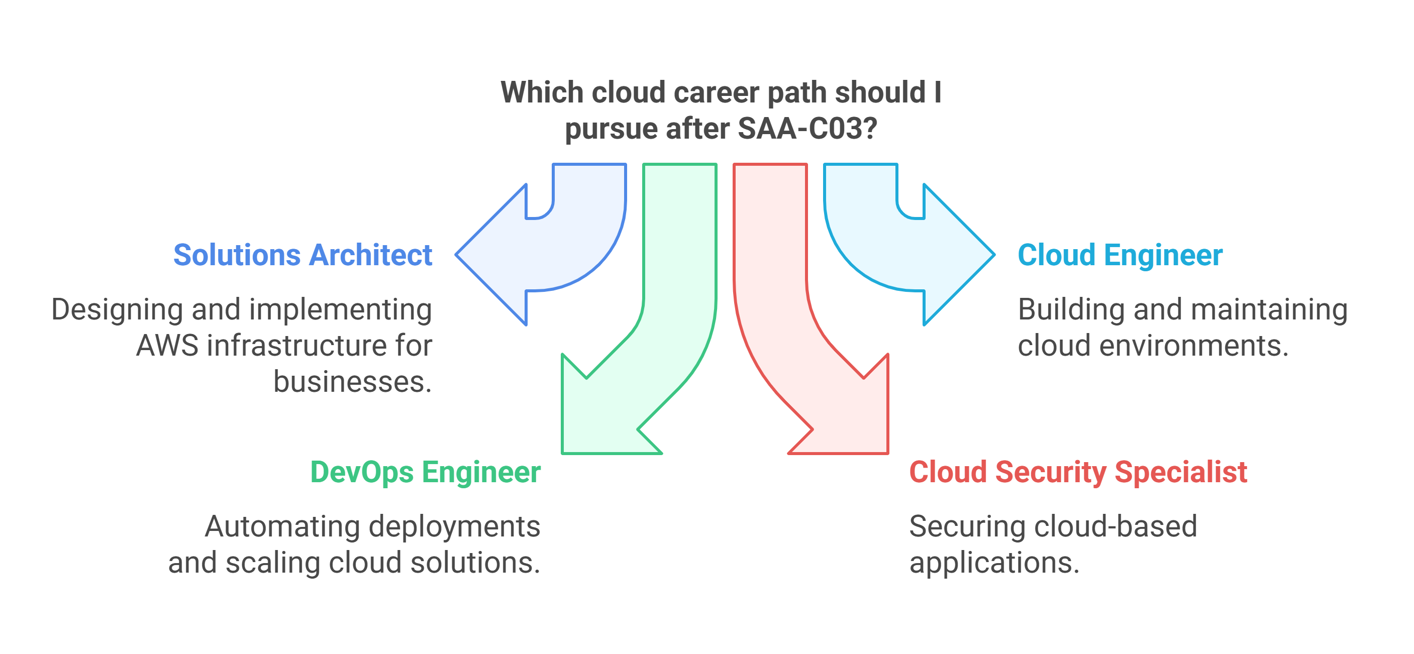 Career choices after passing SAA-C03