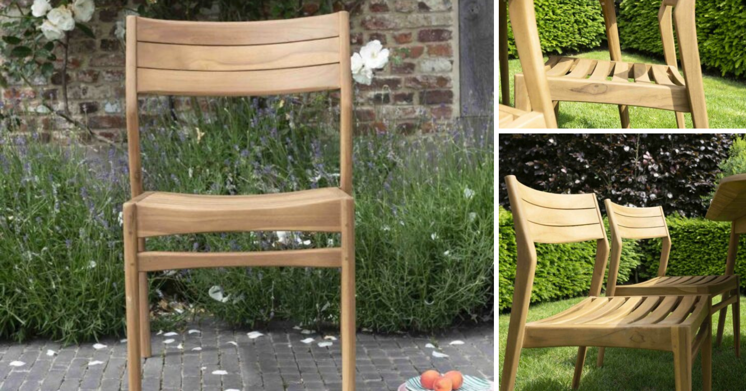 Chaise de jardin en teck massif NAPLES WILSA GARDEN