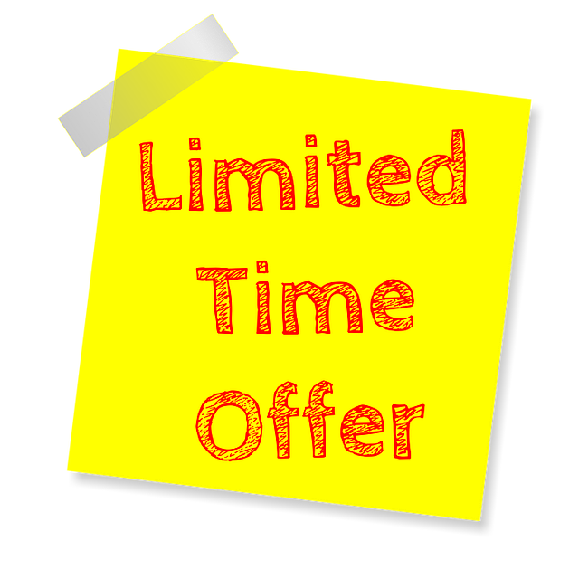 limited time offer, deal of the day, deal price points