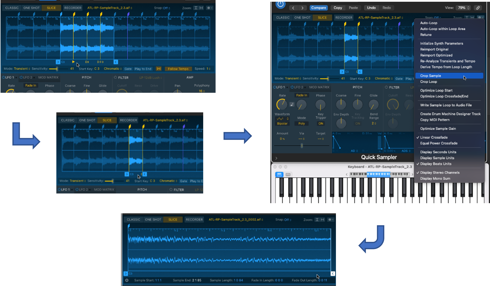 How to loop a 2025 sample in logic pro x