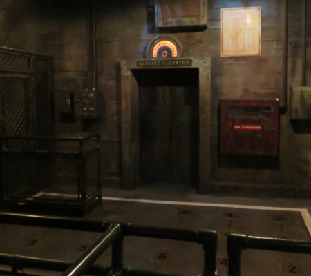 The Hollywood Tower of Terror Lift Shaft