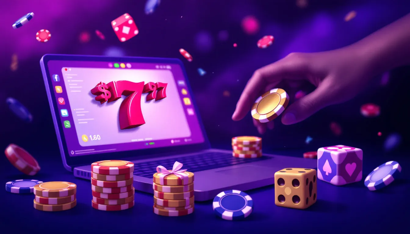 Un'immagine che promuove il gioco responsabile nei casinò online non AAMS, con messaggi di avviso per i giocatori.