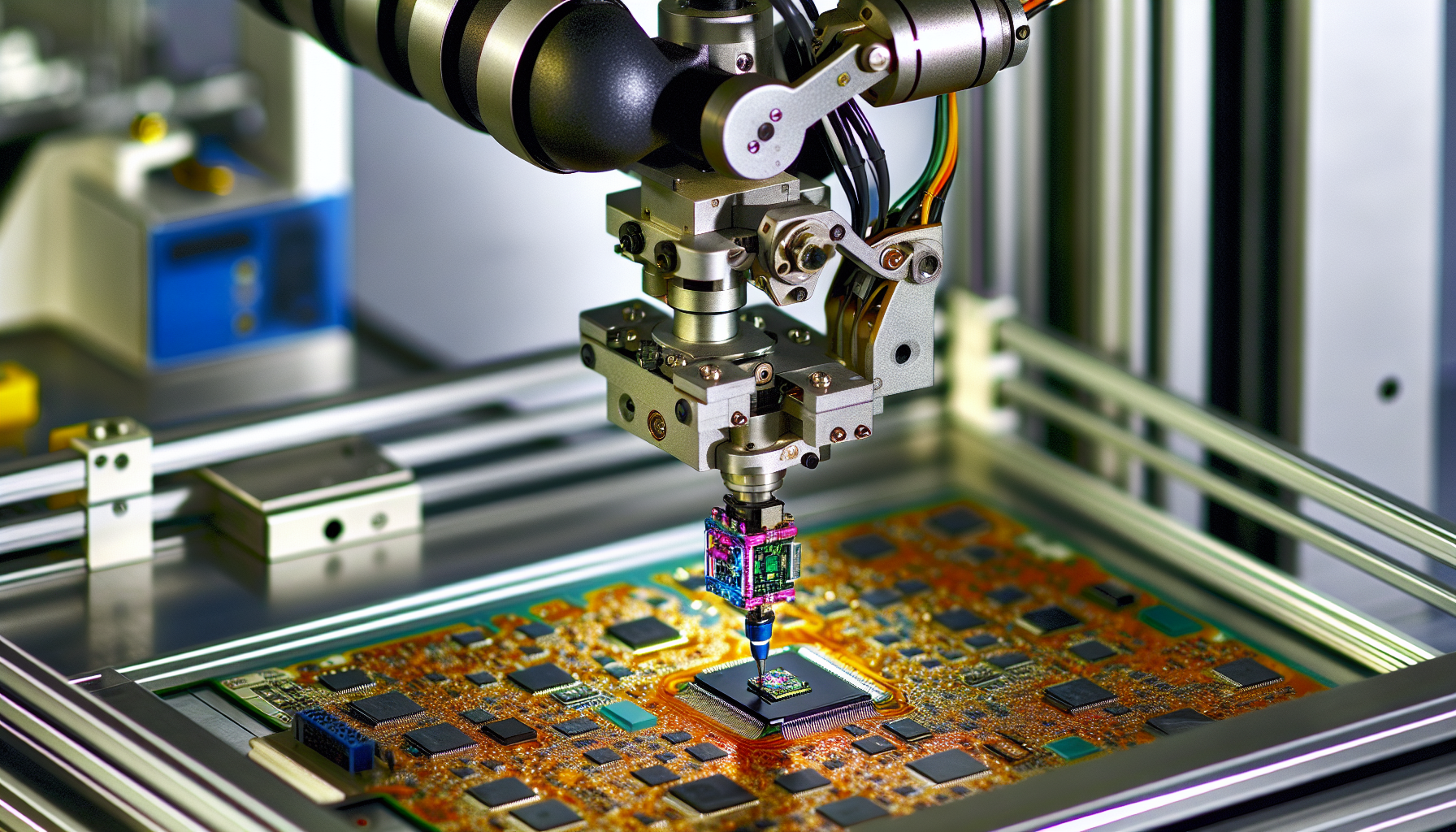 Pick-and-place robot in PCB assembly