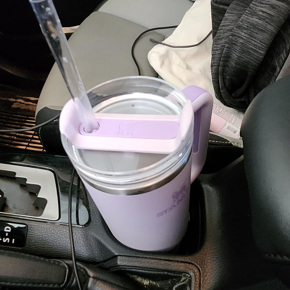 A Stanley Cup with a cup holder to make running errands easier
