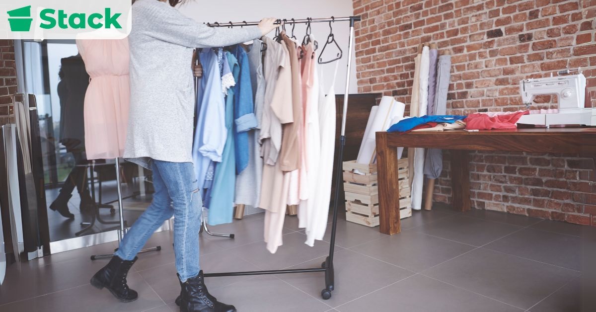 How to Move Hanging Clothes With Portable Garment Racks