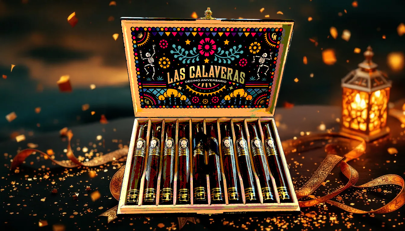 Limited edition Las Calaveras cigars, emphasizing their collectibility.