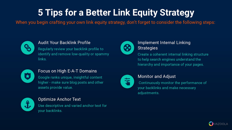 tips to improve your own link equity