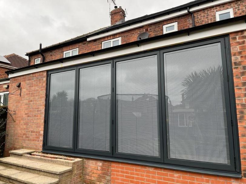 integral blinds in bifold doors