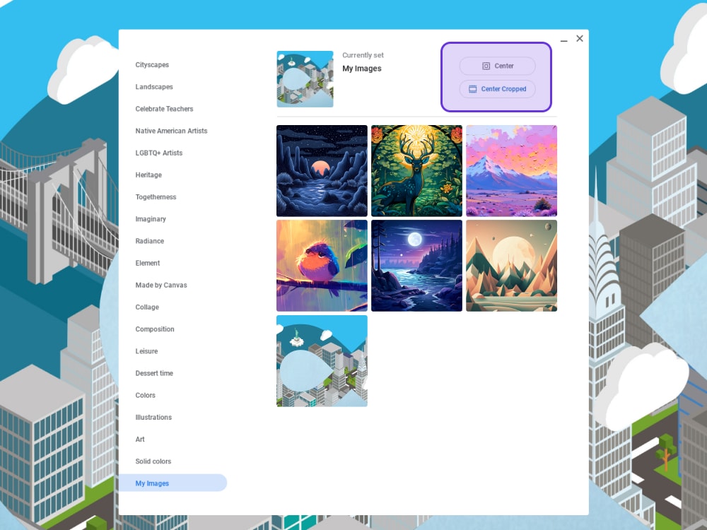 Step 5: Adjust Wallpaper Settings