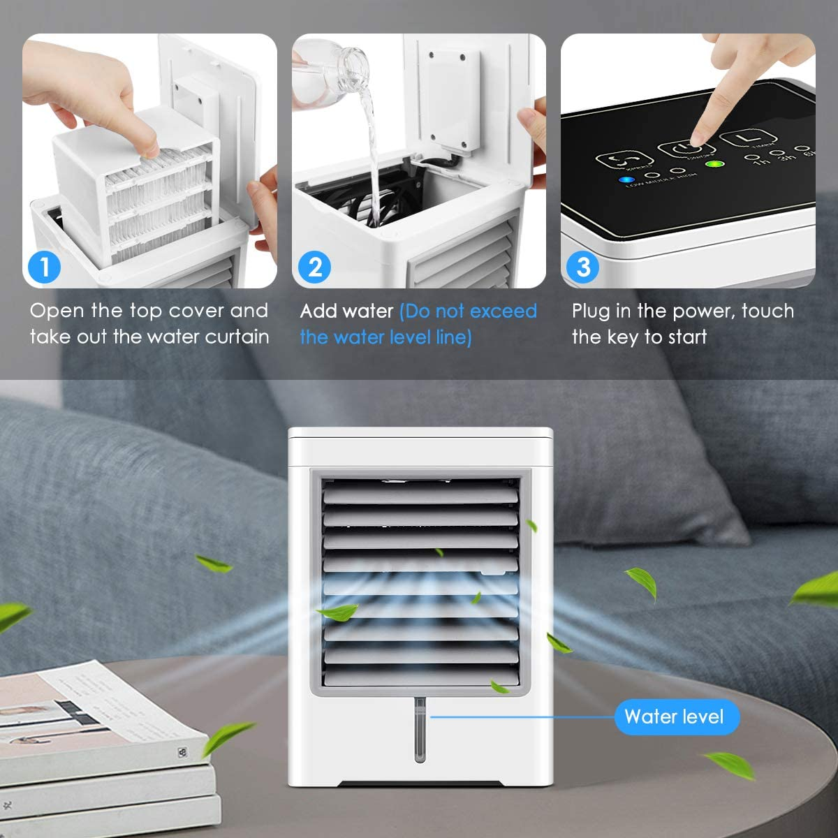 Portable-3-in-1-AirConditioner Humidifier
