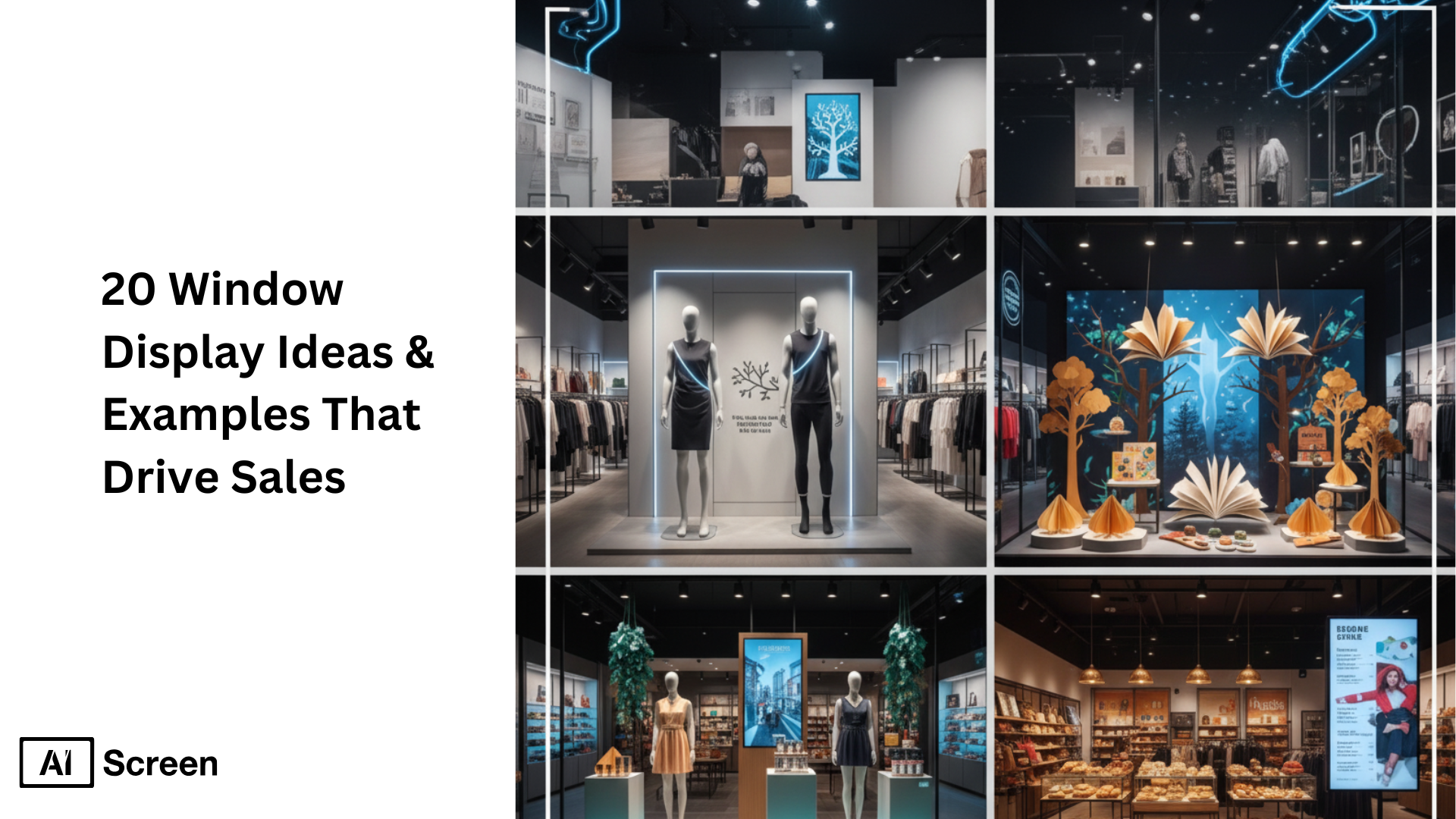 20 Window Display Ideas & Examples That Drive Sales 1 creative window display ideas that boost retail sales