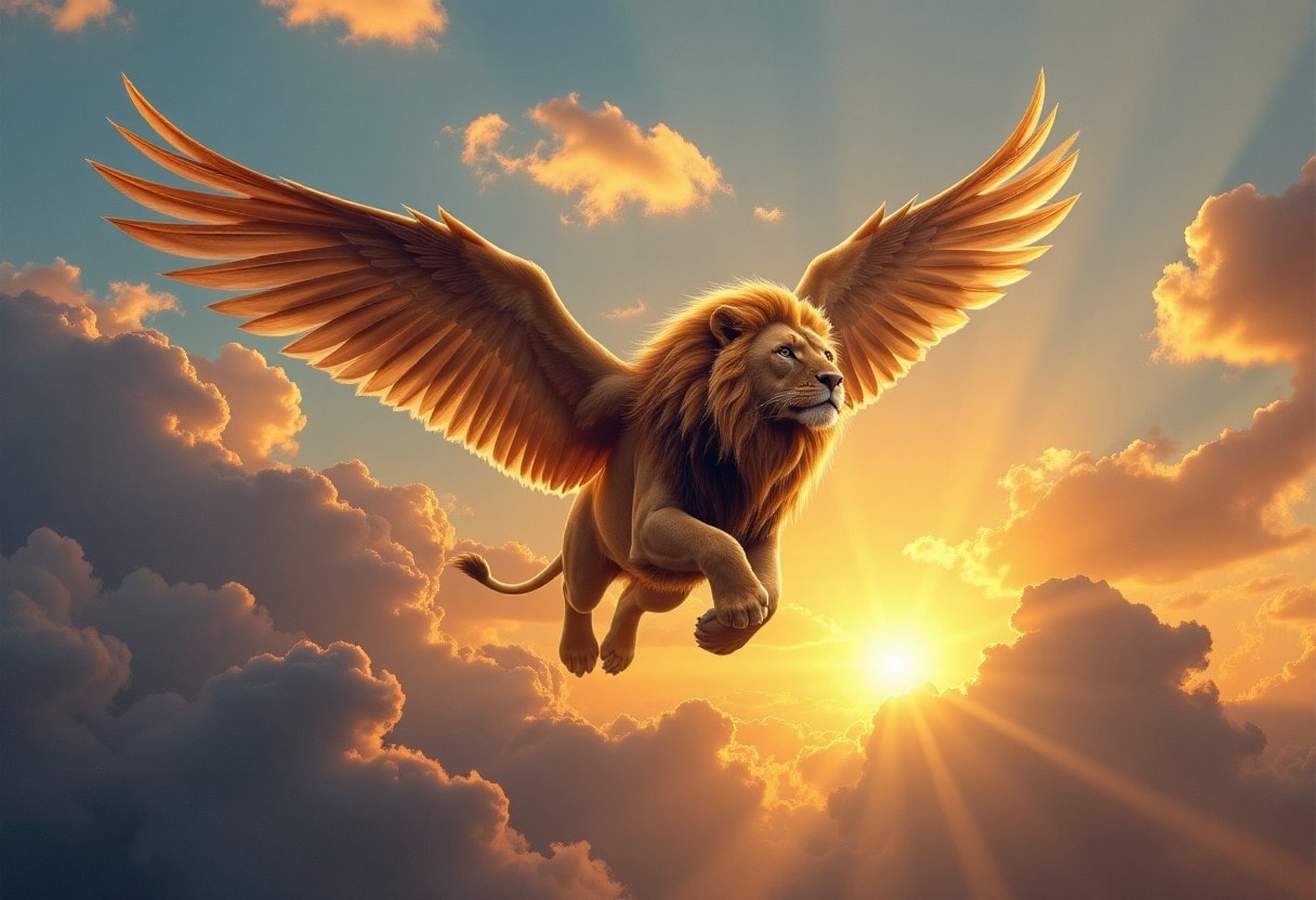 flying lion