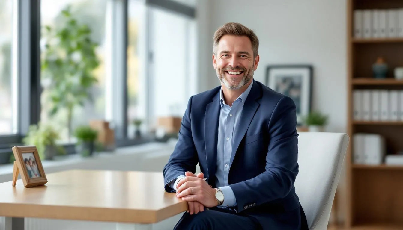 Steve Johnston, a trusted workers compensation lawyer in Castle Rock, in an office setting.